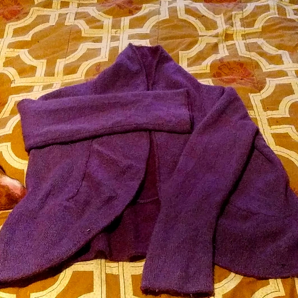 Plum Purple Cashmere Sweater